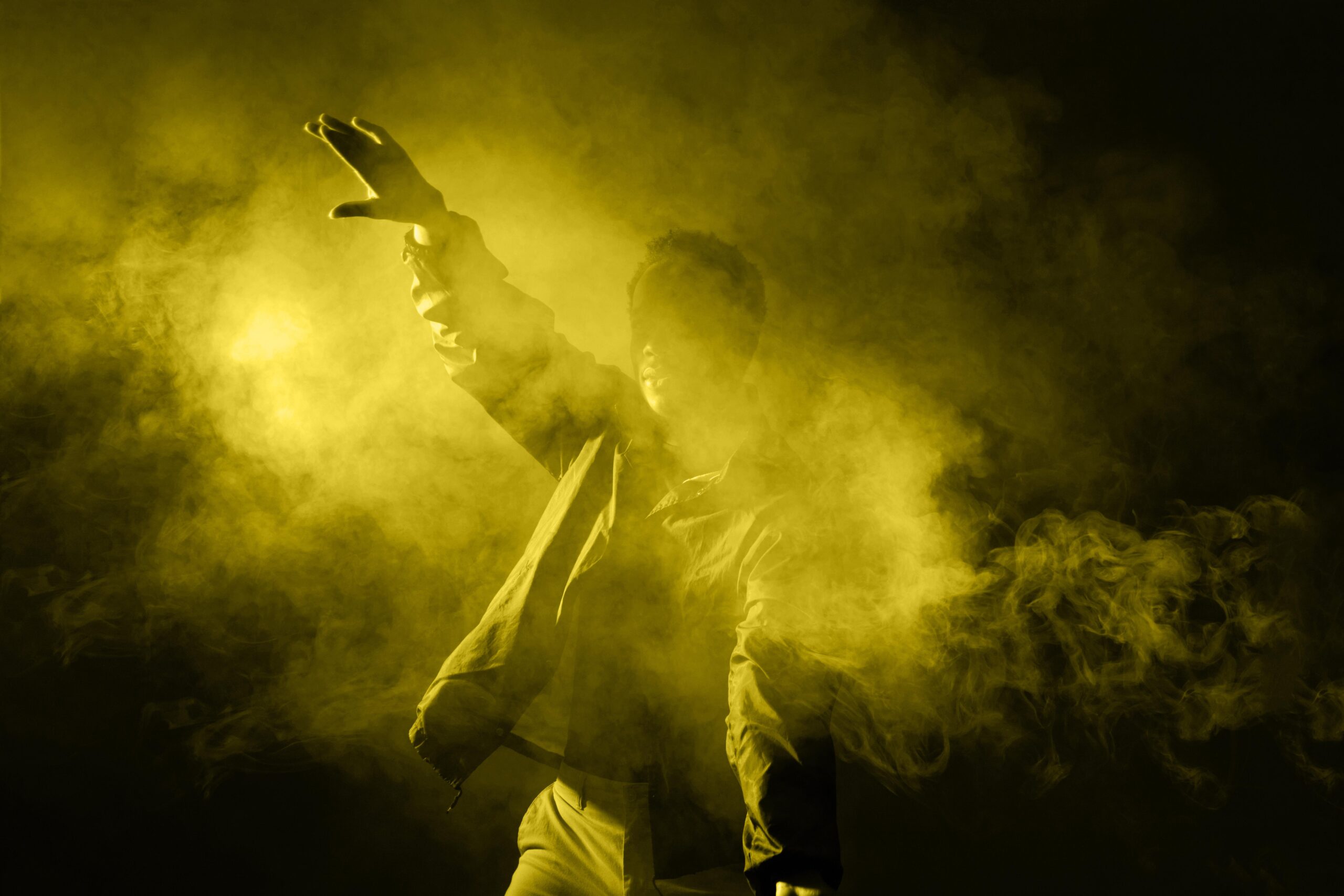 Guest dancing in low light