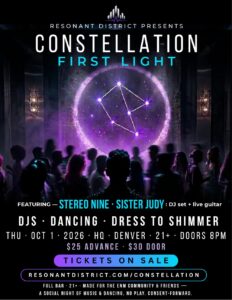 Constellation — First Light event flyer