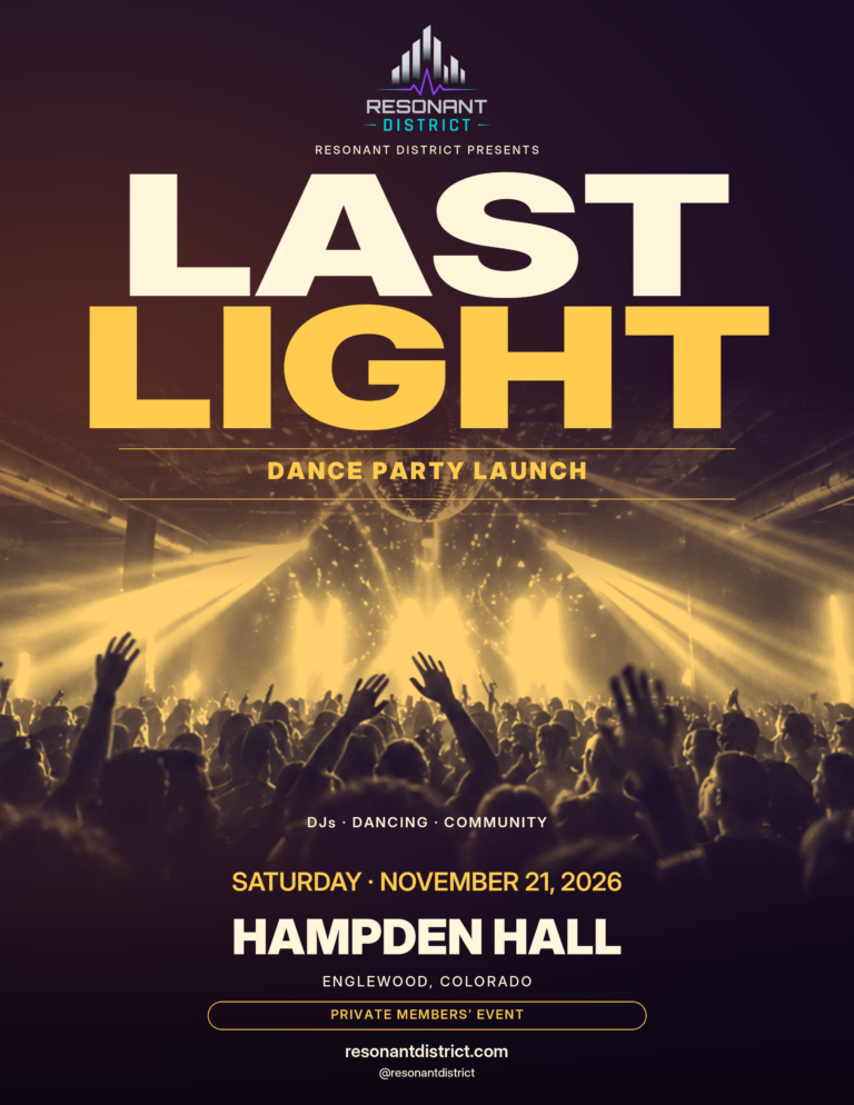 Last Light Founding Members' Debut flyer: Saturday, November 21, 2026 at Hampden Hall, Englewood, private members' event
