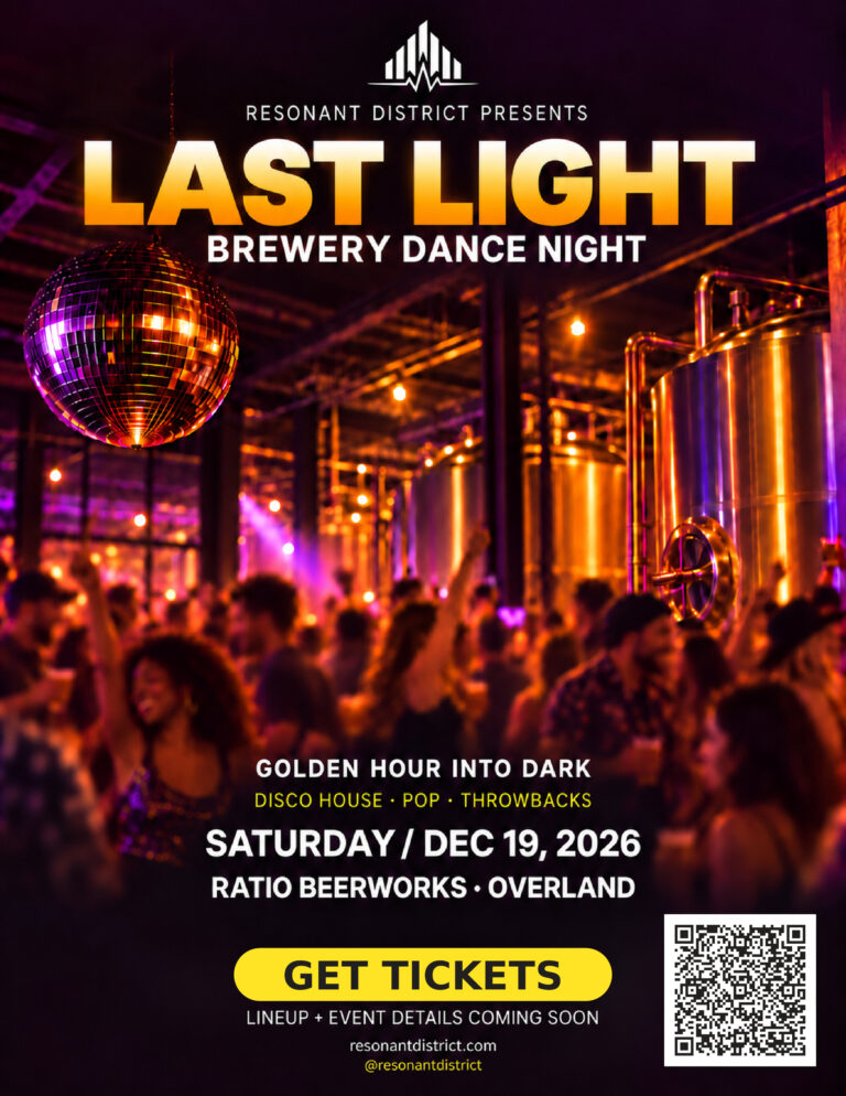 Last Light Brewery Dance Night poster — Saturday, December 19, 2026 at Ratio Beerworks Overland