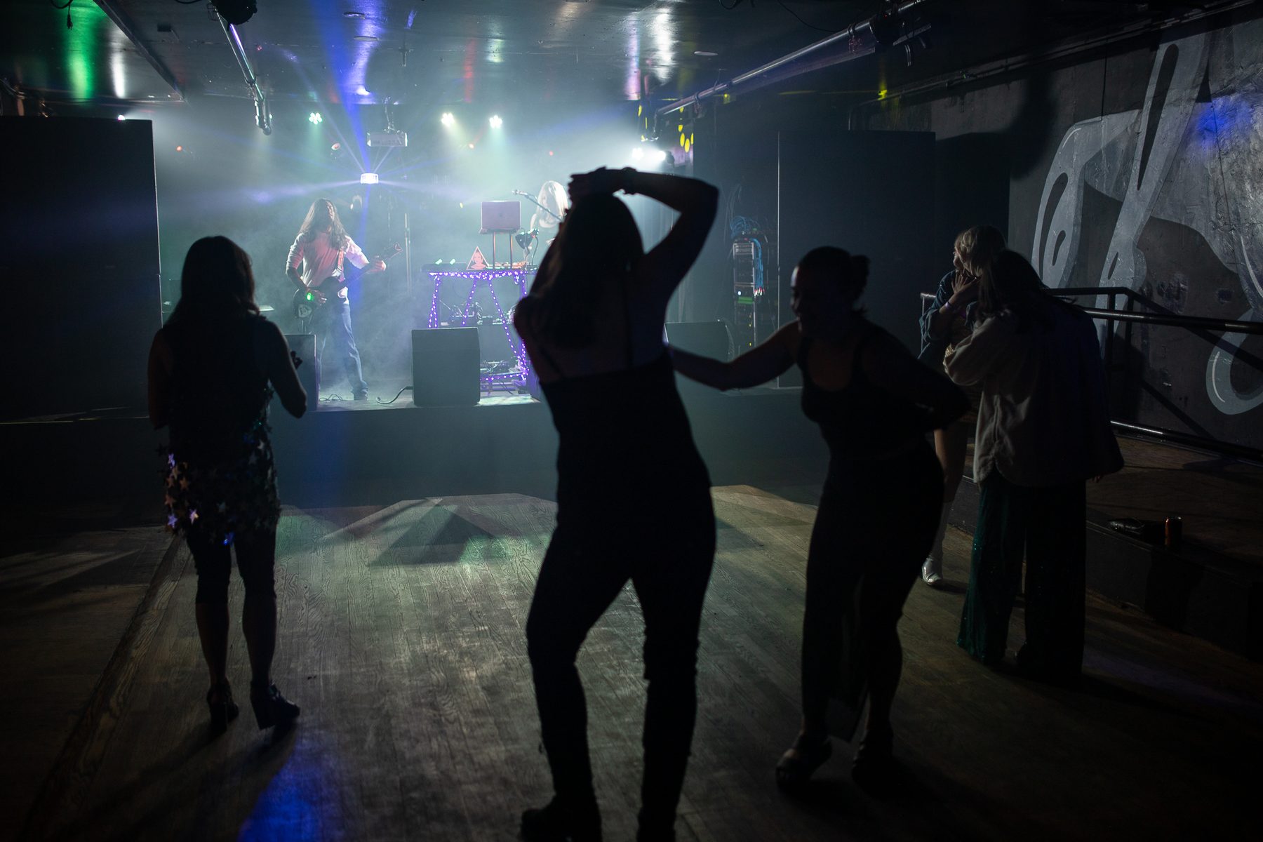 Guests dancing at Constellation First Light at HQ Denver