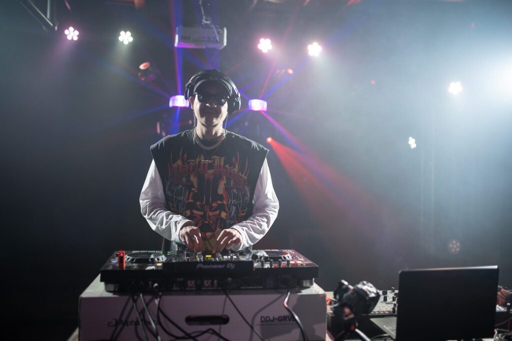 Stereo Nine at the decks during Constellation First Light